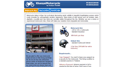Desktop Screenshot of khaoyaimotorcycle.com